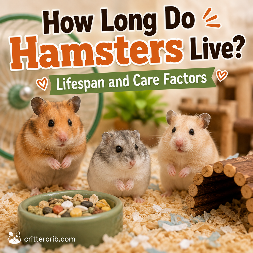 Pet hamsters in an enriched habitat illustrating hamster lifespan and care factors