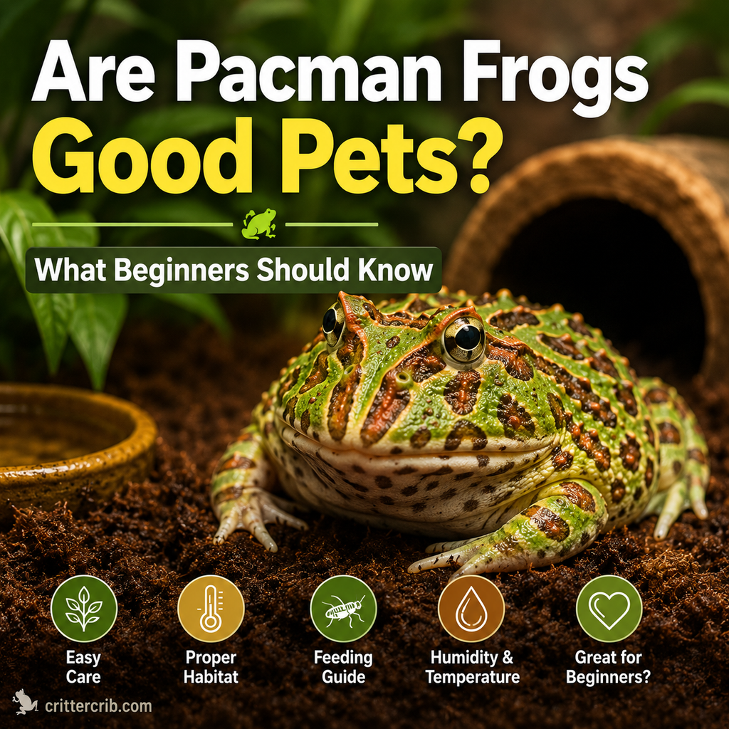 Pacman frog in a natural terrarium for a beginner guide to keeping Pacman frogs as pets