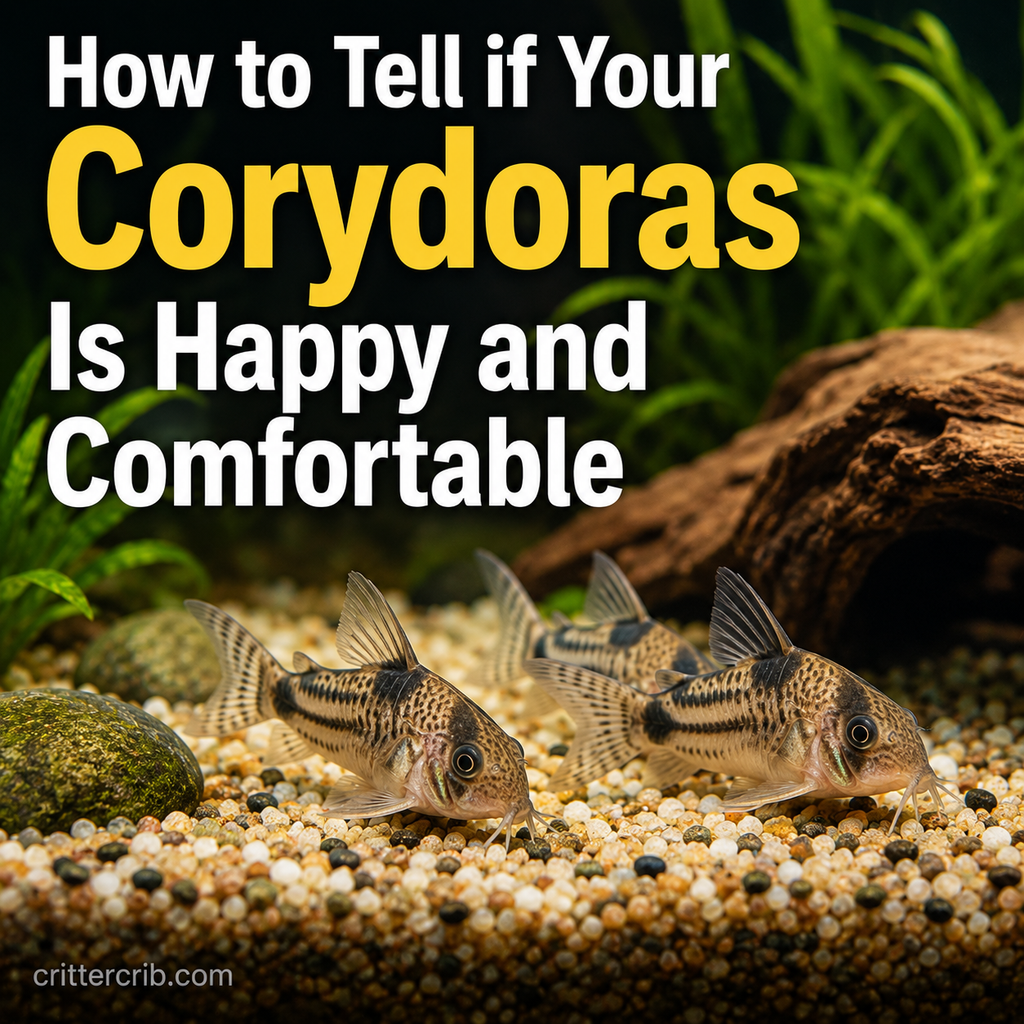 Happy Corydoras catfish foraging together on the bottom of a planted aquarium